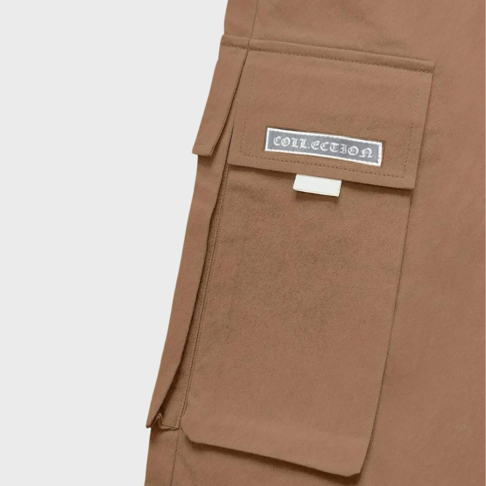 Holger Trendy | Męskie Spodnie Cargo z Elastycznym Materiałem | Komfort i Styl na Co Dzień