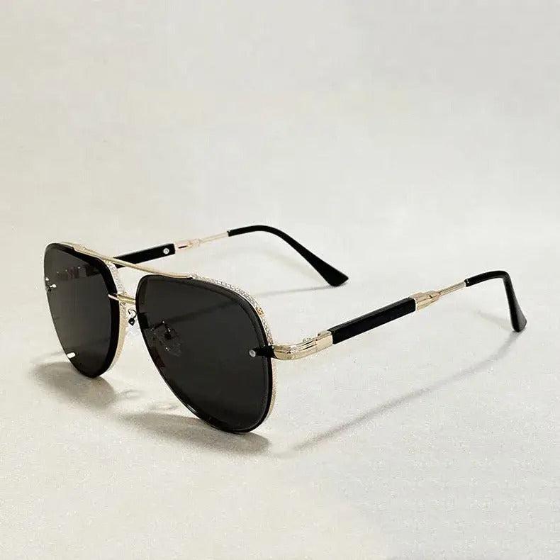 Spyrta | Lekkie okulary przeciwsłoneczne aviator z gradientowymi soczewkami