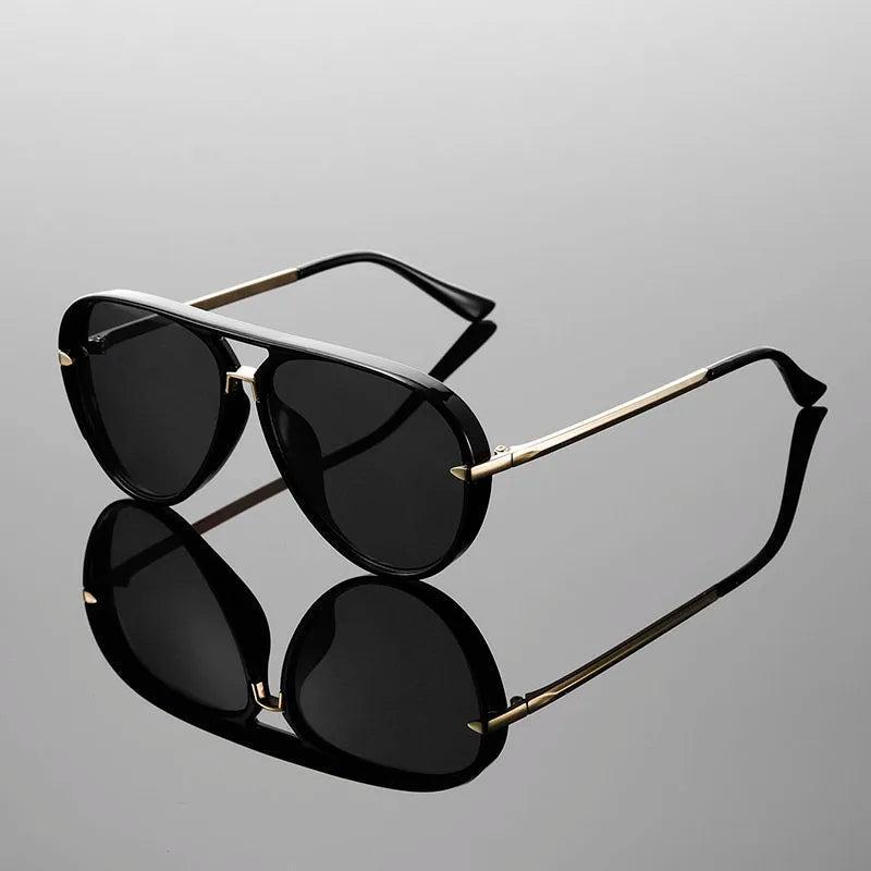 Spyrta | Okulary przeciwsłoneczne retro typu aviator z ochroną UV400