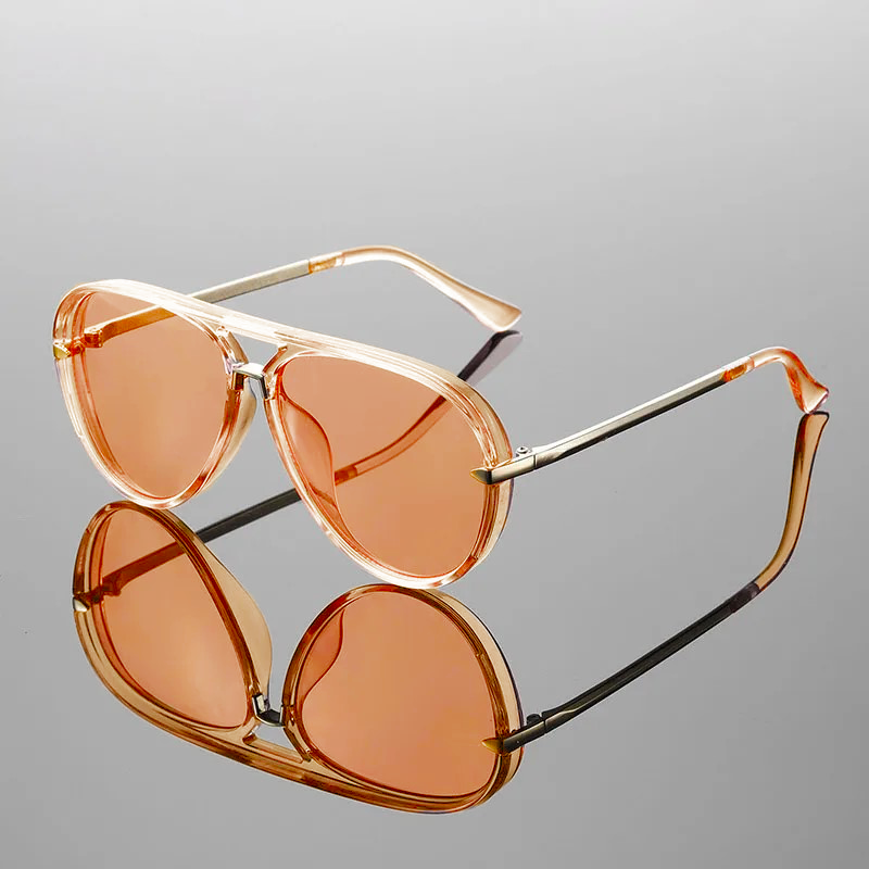 Spyrta | Okulary przeciwsłoneczne retro typu aviator z ochroną UV400