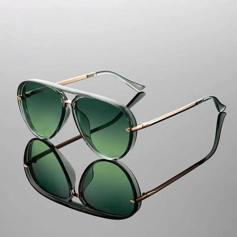 Spyrta | Okulary przeciwsłoneczne retro typu aviator z ochroną UV400