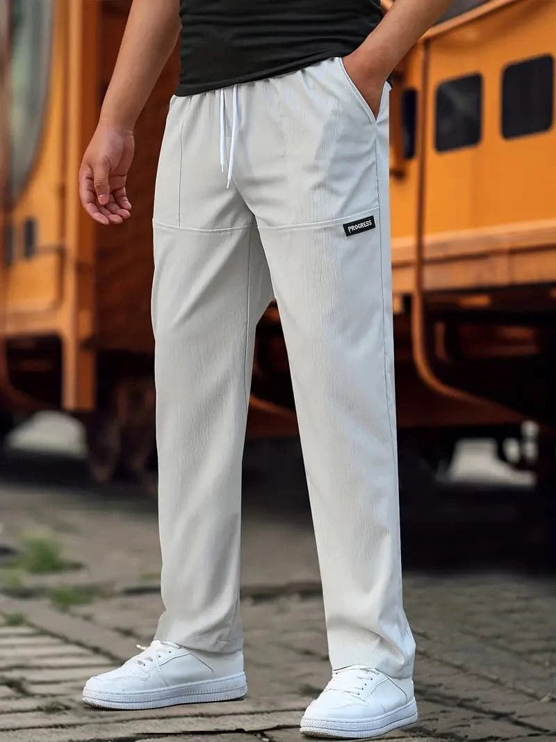 Aleks | Joggery męskie regular fit - Szary