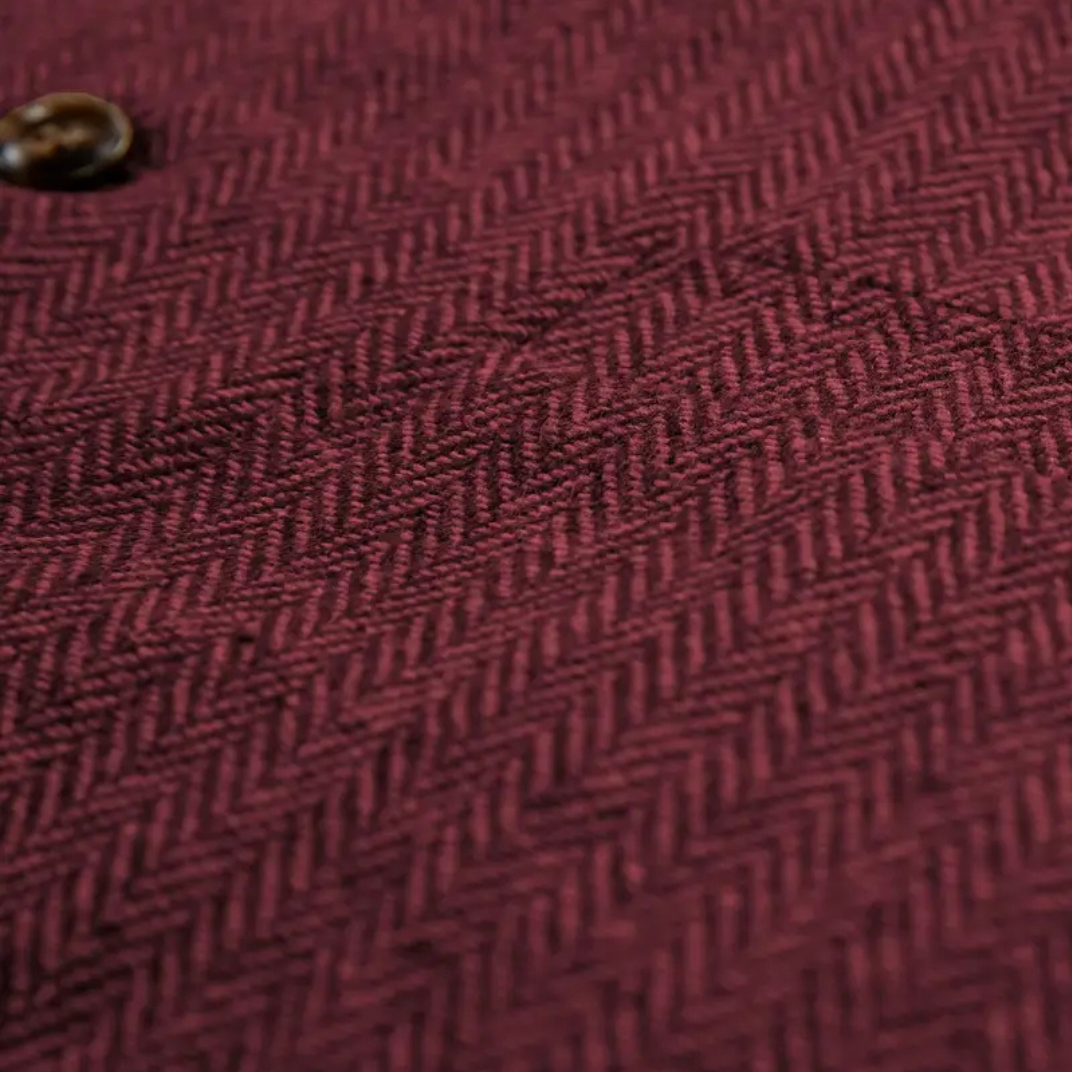 Damian | Kamizelka męska tweedowa slim fit - view 10