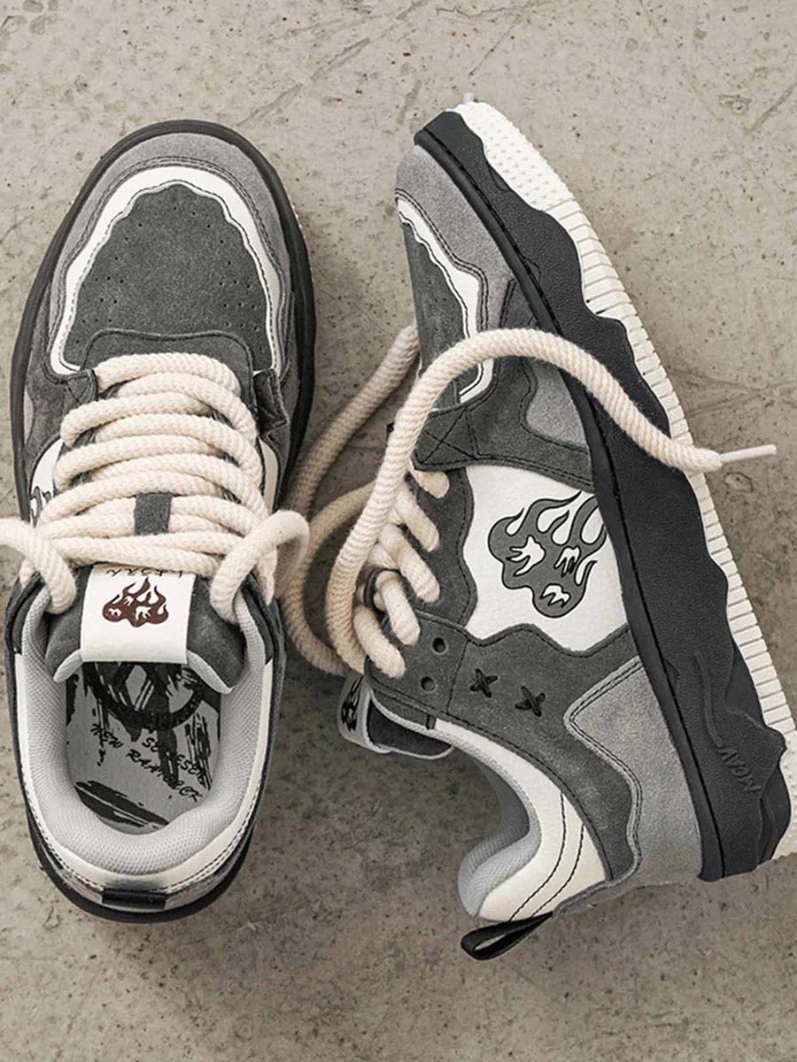 Leonard | Sneakersy męskie vintage zamszowe - view 5