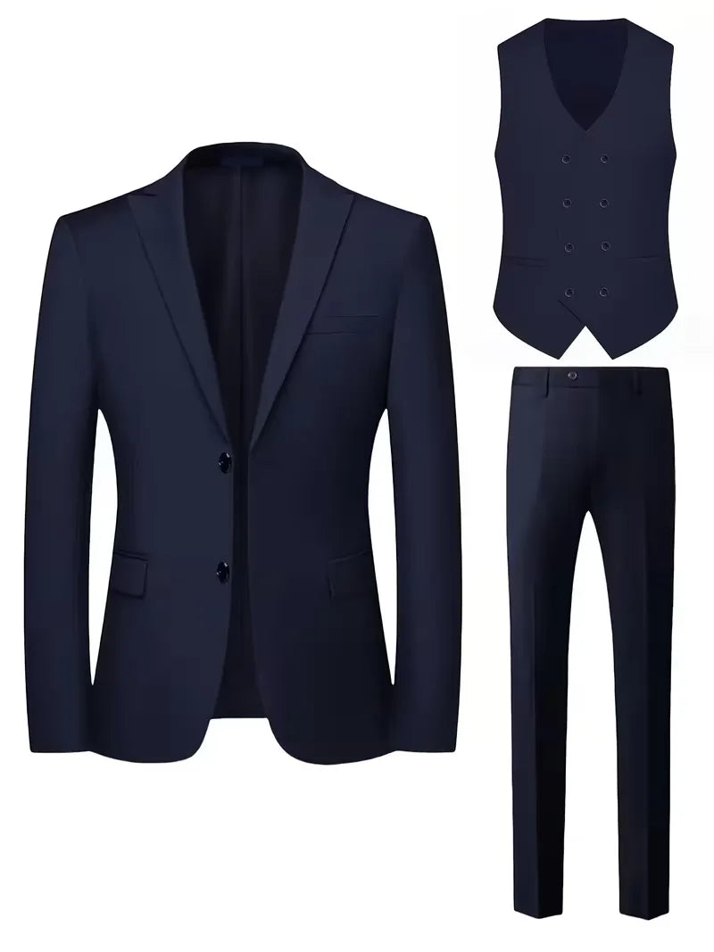Ziemowit | Garnitur męski trzyczęściowy slim fit - zdjęcie 15