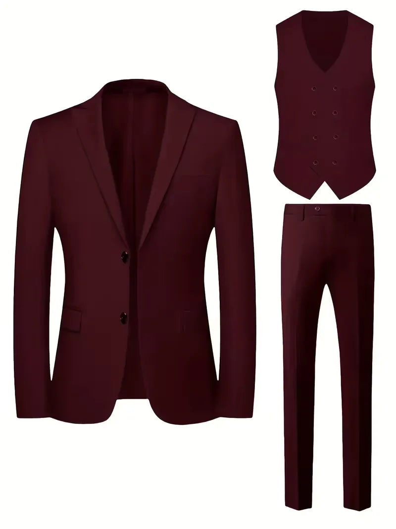 Ziemowit | Garnitur męski trzyczęściowy slim fit - zdjęcie 25
