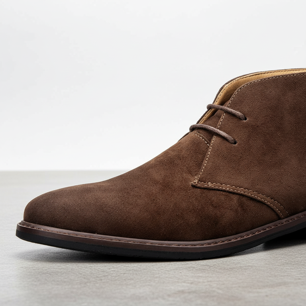 Klasyczne Buty Desert z Wysokogatunkowej Skóry – Antypoślizgowa Podeszwa, Wygodne i Eleganckie, Całoroczne 3