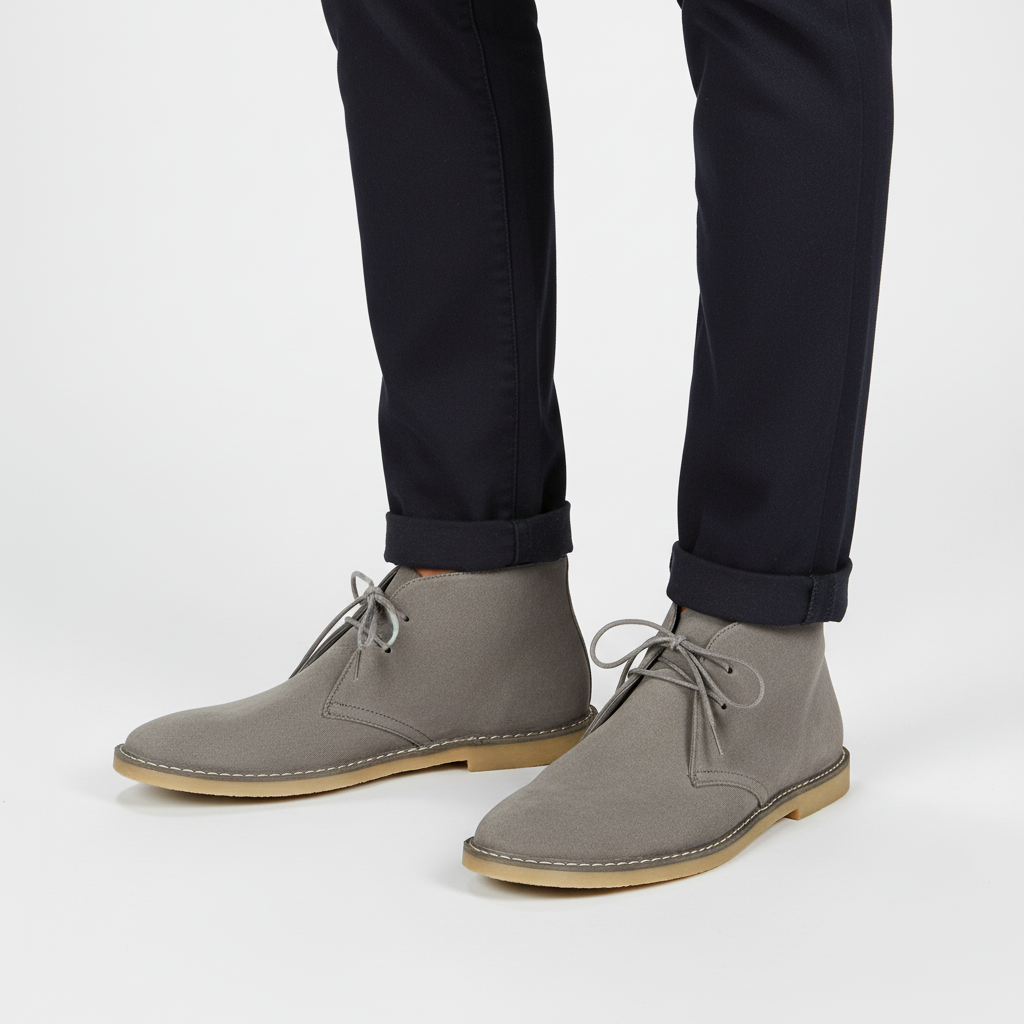 Klasyczne Buty Desert z Wysokogatunkowej Skóry – Antypoślizgowa Podeszwa, Wygodne i Eleganckie, Całoroczne 7