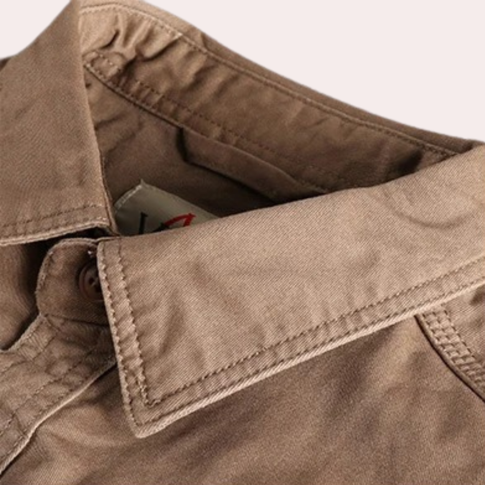 Koszula Męska Casual z Długim Rękawem w Białym Kolorze | Wygodny Materiał na Co Dzień 2