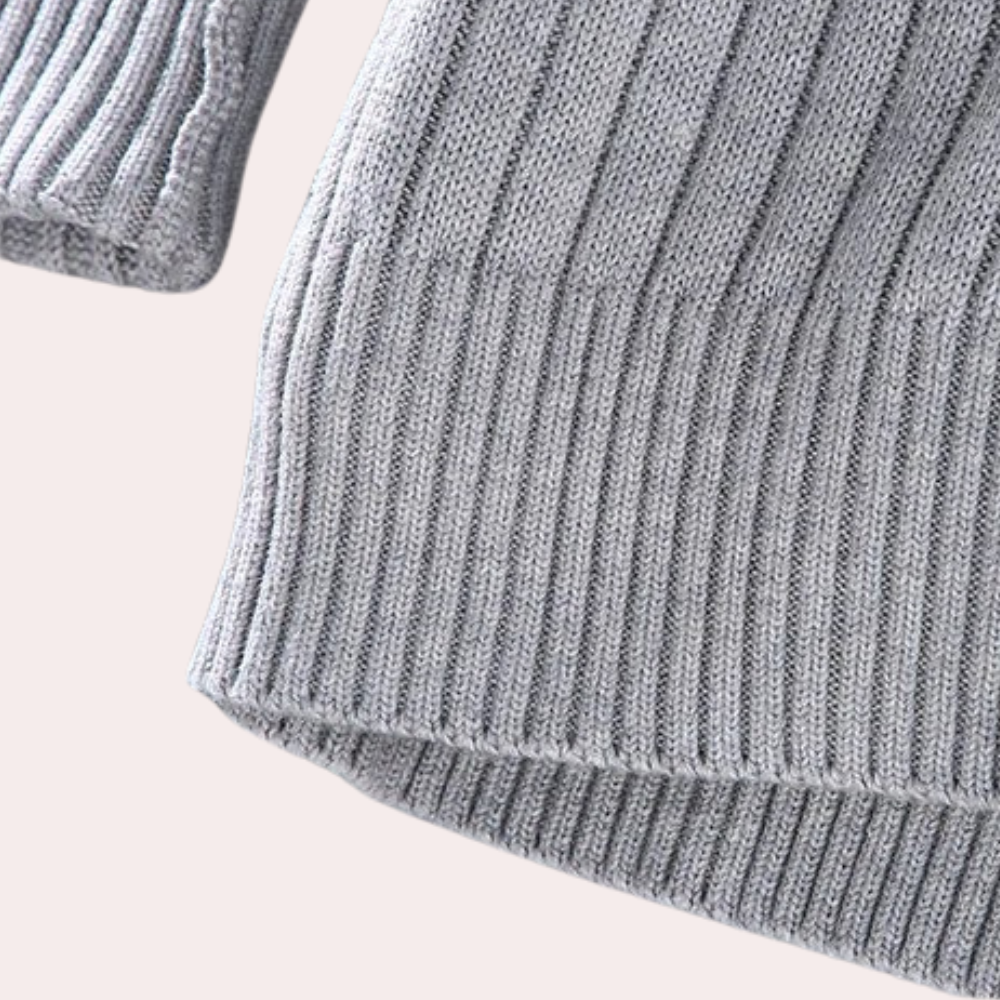 Nowoczesny Kardigan Męski z Zapięciem na Zamek - Stylowy i Wygodny dla Każdej Okazji 2