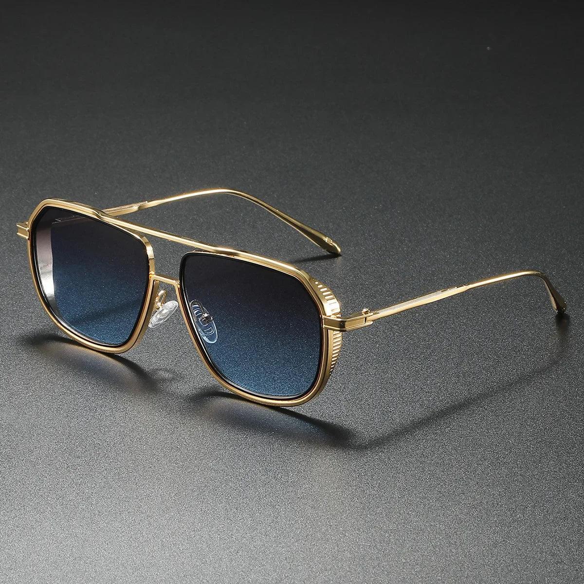 Spyrta | Lekkie okulary przeciwsłoneczne aviator z gradientowymi soczewkami