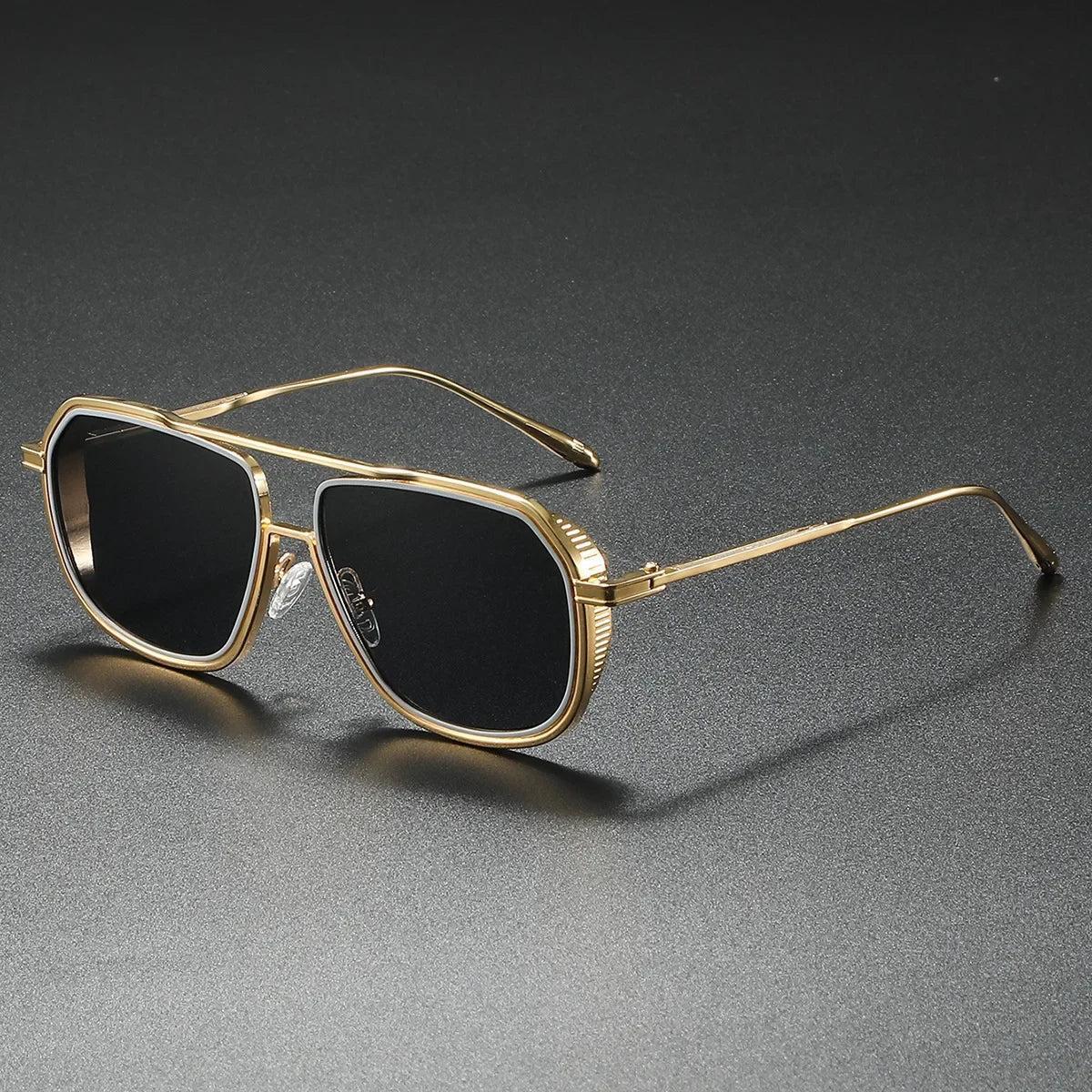 Spyrta | Lekkie okulary przeciwsłoneczne aviator z gradientowymi soczewkami