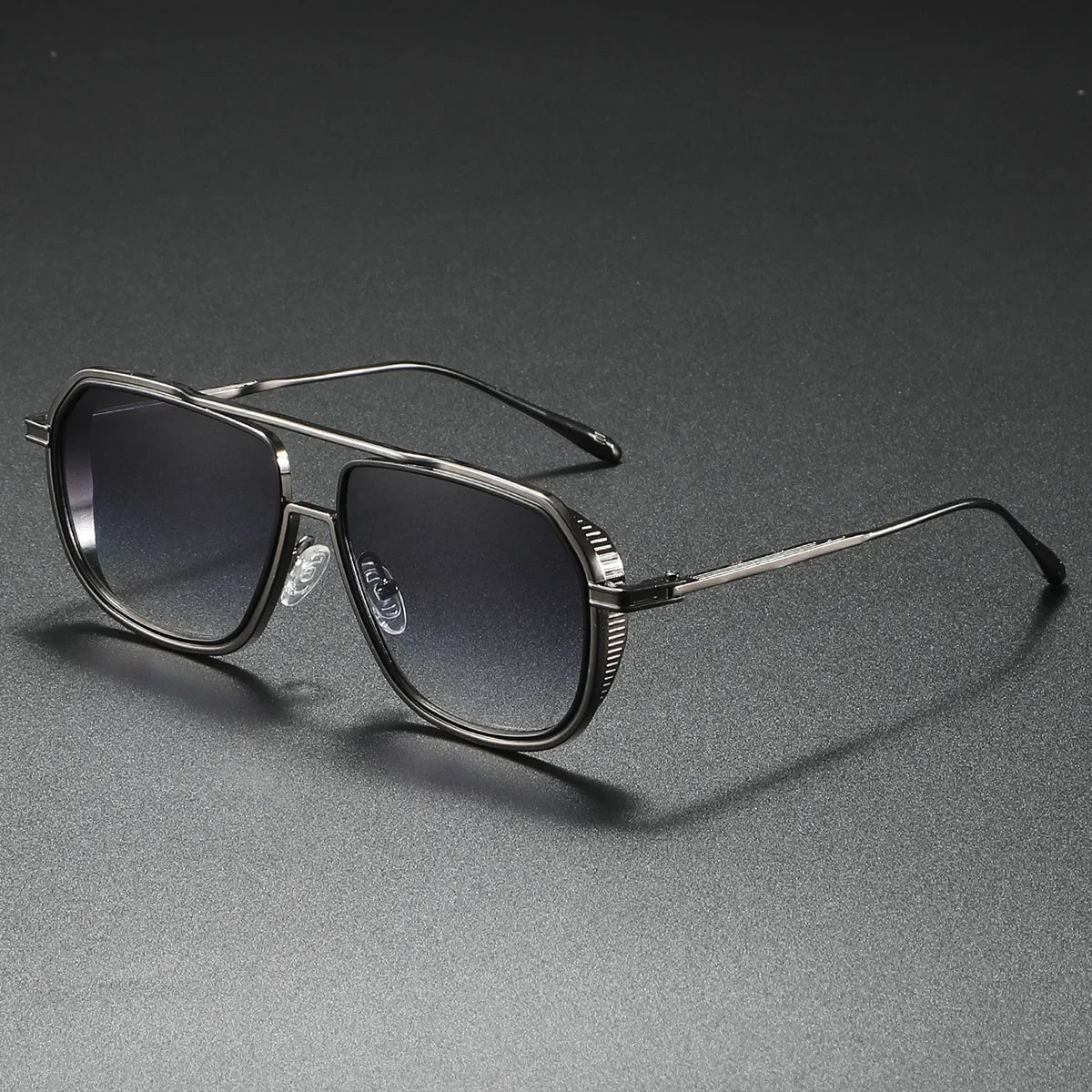 Spyrta | Lekkie okulary przeciwsłoneczne aviator z gradientowymi soczewkami