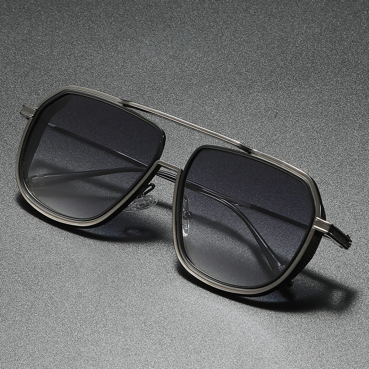 Spyrta | Lekkie okulary przeciwsłoneczne aviator z gradientowymi soczewkami
