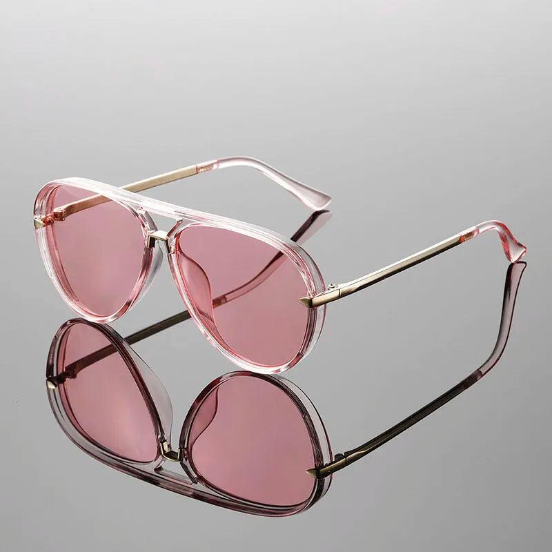 Spyrta | Okulary przeciwsłoneczne retro typu aviator z ochroną UV400