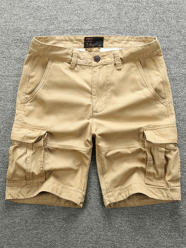 Maciej | Szorty cargo męskie moro - Khaki