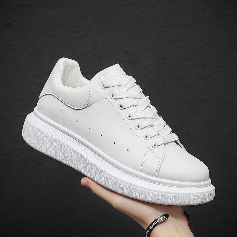 Seweryn | Sneakersy męskie na grubej podeszwie - view 5