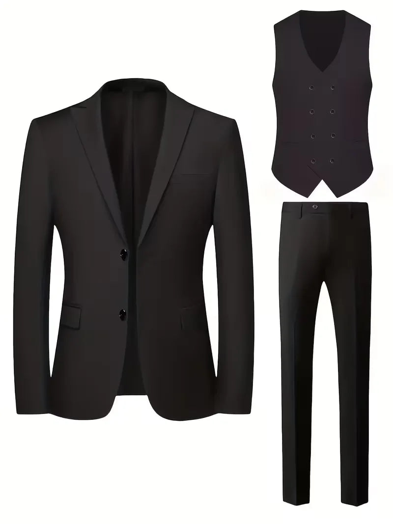 Ziemowit | Garnitur męski trzyczęściowy slim fit - zdjęcie 6